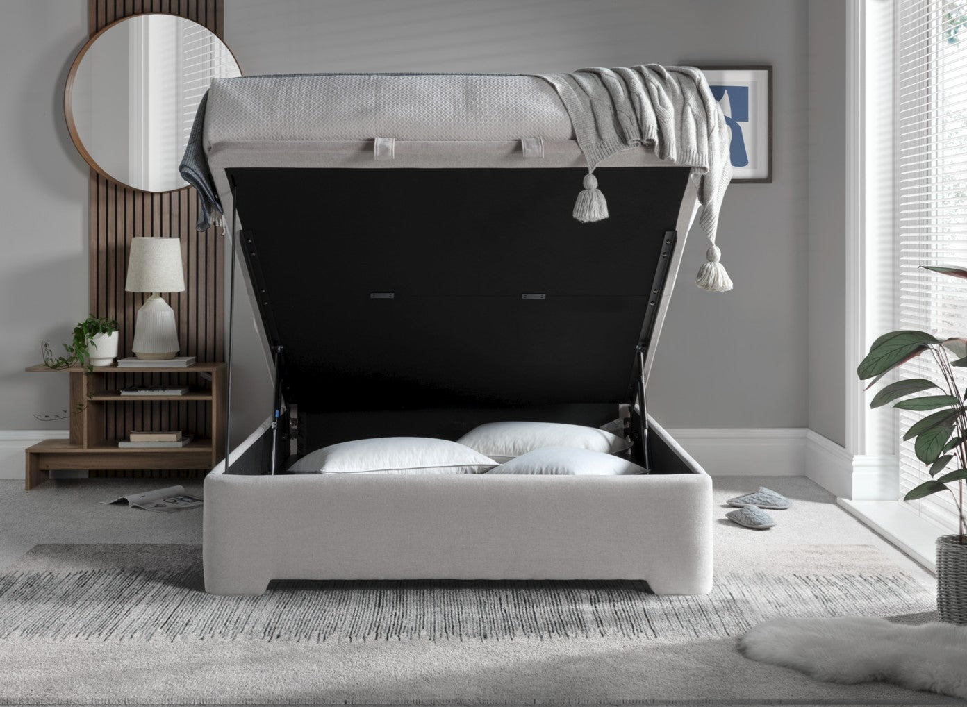 Brunstock Ottoman - Bed Frame