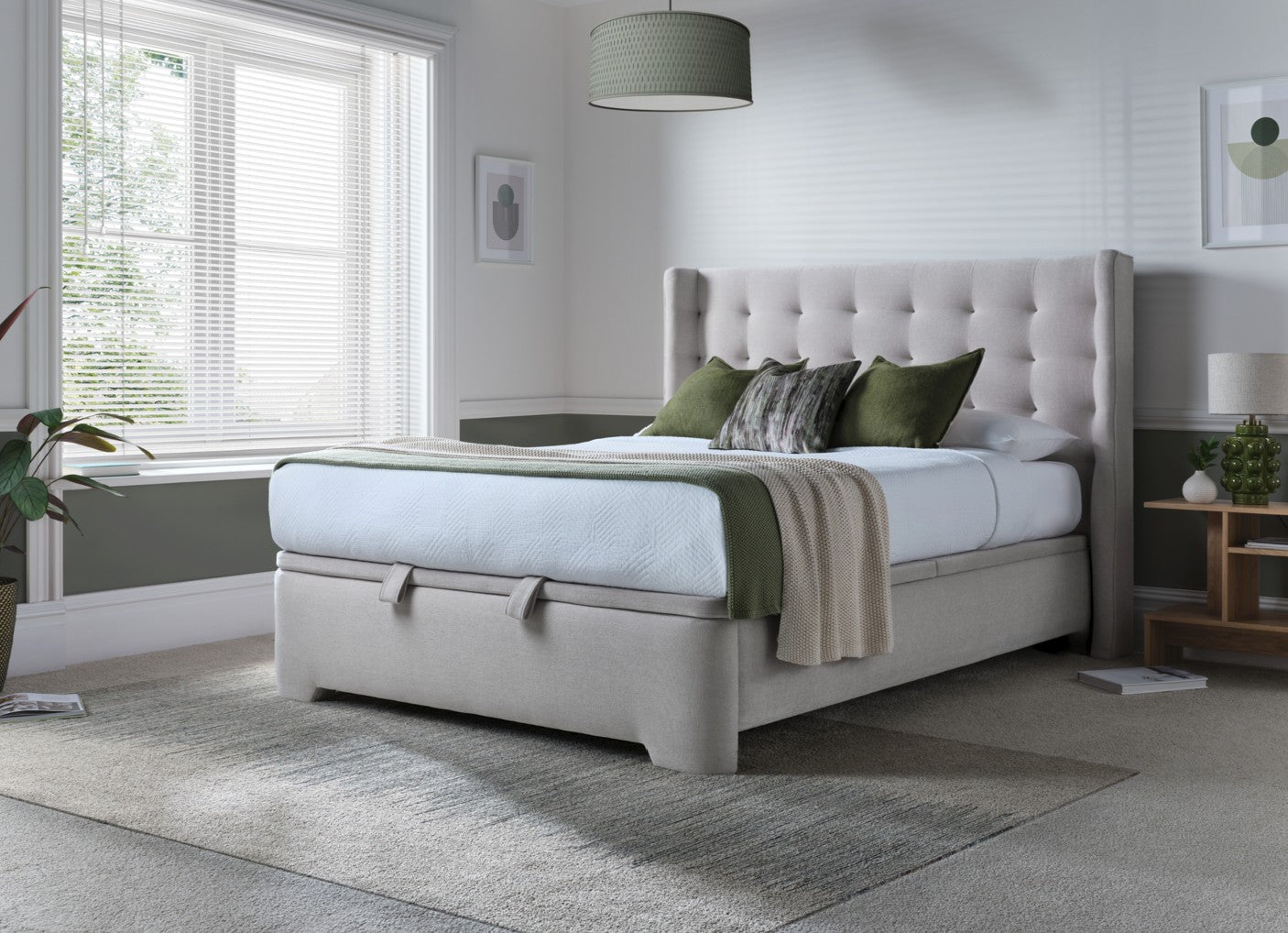 Brunstock Ottoman - Bed Frame