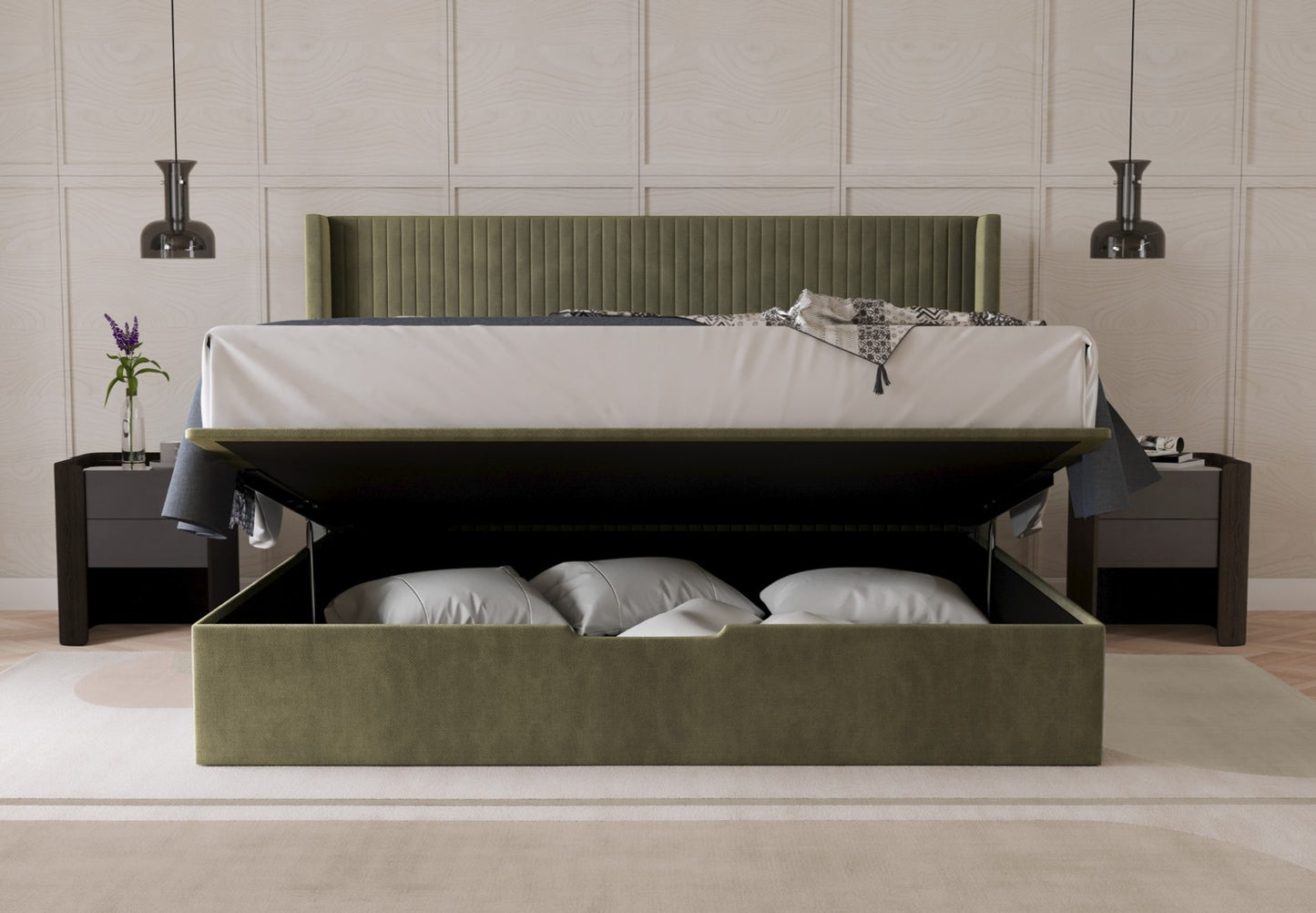 Hartley Ottoman - Bed Frame