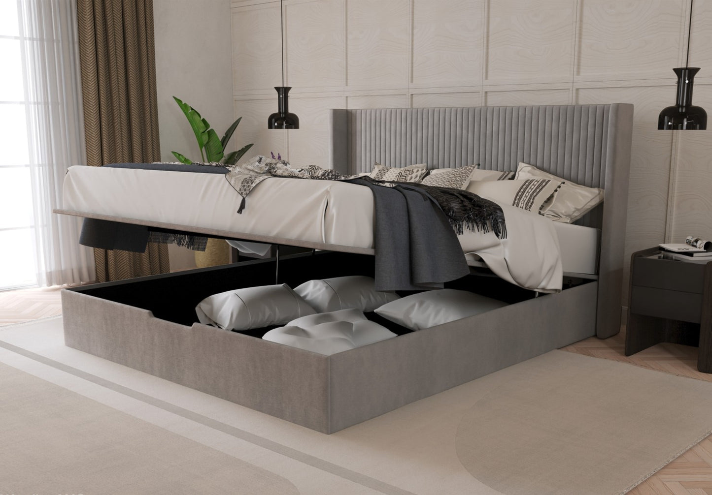 Hartley Ottoman - Bed Frame